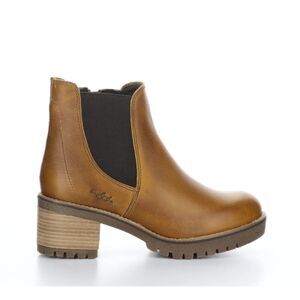 Bos & Co MASS Zip Up Ankle Boots Women's Sz 40 US 9-9.5 Cognac Brown Casual